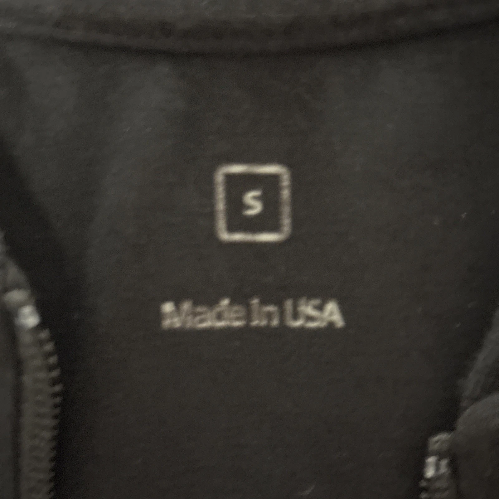 Apple Store Employee Jacket Full Zip Adult Size Small Logo Black Cotton Blend - product detail image 9
