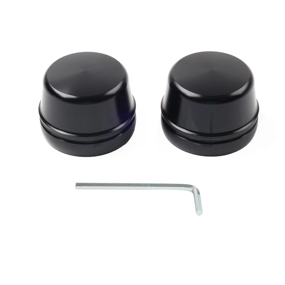 Front Axle Cap Nut Covers For Harley Touring Road King Electra Glide 2000-2007 - Image 2 of 4