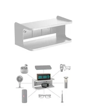 NOTMBESTM Bedside Wall Shelf Organizer Small Mount for Bed Universal Stick on