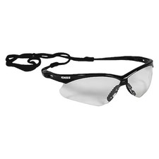 Kleenguard 25676 V30 Nemesis Safety Glasses, Anti-Scratch, Wraparound, Black