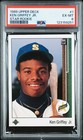 1989 UD STAR ROOKIE #1 KEN GRIFFEY JR. ROOKIE RC PSA 6
