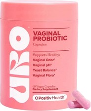 URO Women's Probiotics Prebiotic  Capsules for pH Balance  Odor orginal 100 