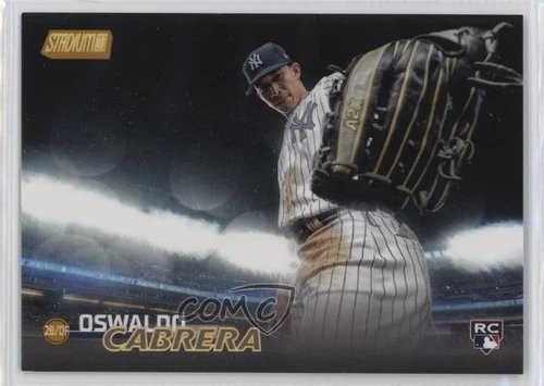 2023 Topps Stadium Club Gold Rainbow Foil 1/1 Oswaldo Cabrera #93 Rookie RC v9t