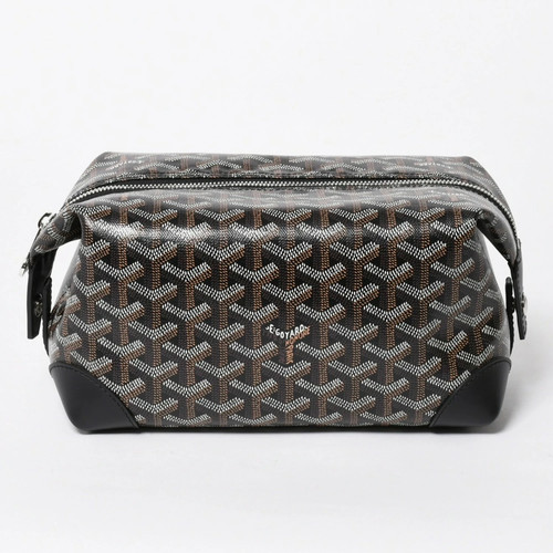 Item GOYARD Bowling 25 Toiletry Bag Clutch Bag BOWLIN025TY01CL01P PVC Leather Bl