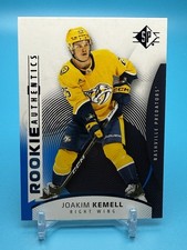 2025-26 SP Hockey Authentics Blue Ozzy Wiesblatt & Joakim Kemell Nashville RC’s