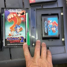 Sonic the Hedgehog 2 (SEGA Genesis) MINT CIB Complete & Tested - Ships Fast