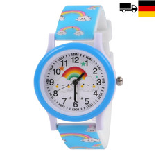 Kinderuhr Analog 3D Cartoon Quarzwerk Silikon Armband 3-11 Jahre