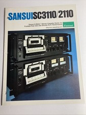 Sansui SC3110/2110 Stereo Cassette Decks High...