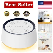 Sleep Sound Machine with 30 Soothing Sounds & 36 Volume Levels for All Ages