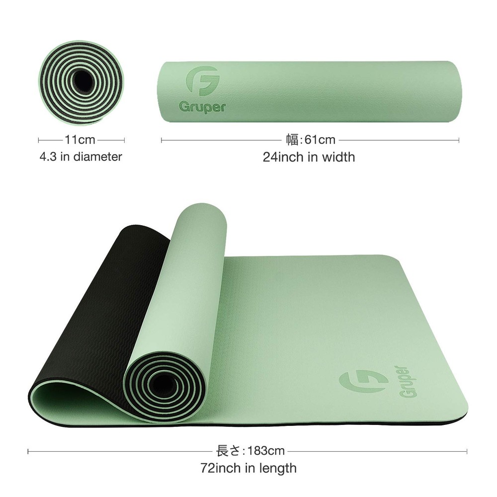 Eco-Friendly Non-Slip Yoga Mat with Carrying Strap for Fitness & Exercise Eco-Friendly Non-Slip Yoga Mat with Carrying Strap for Fitness & Exercise