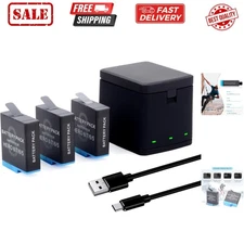Hero 8/7/6/5 3 Packs Battery for Hero 2018, Hero 8, Hero 7, Hero 6, Hero 5 Bl...
