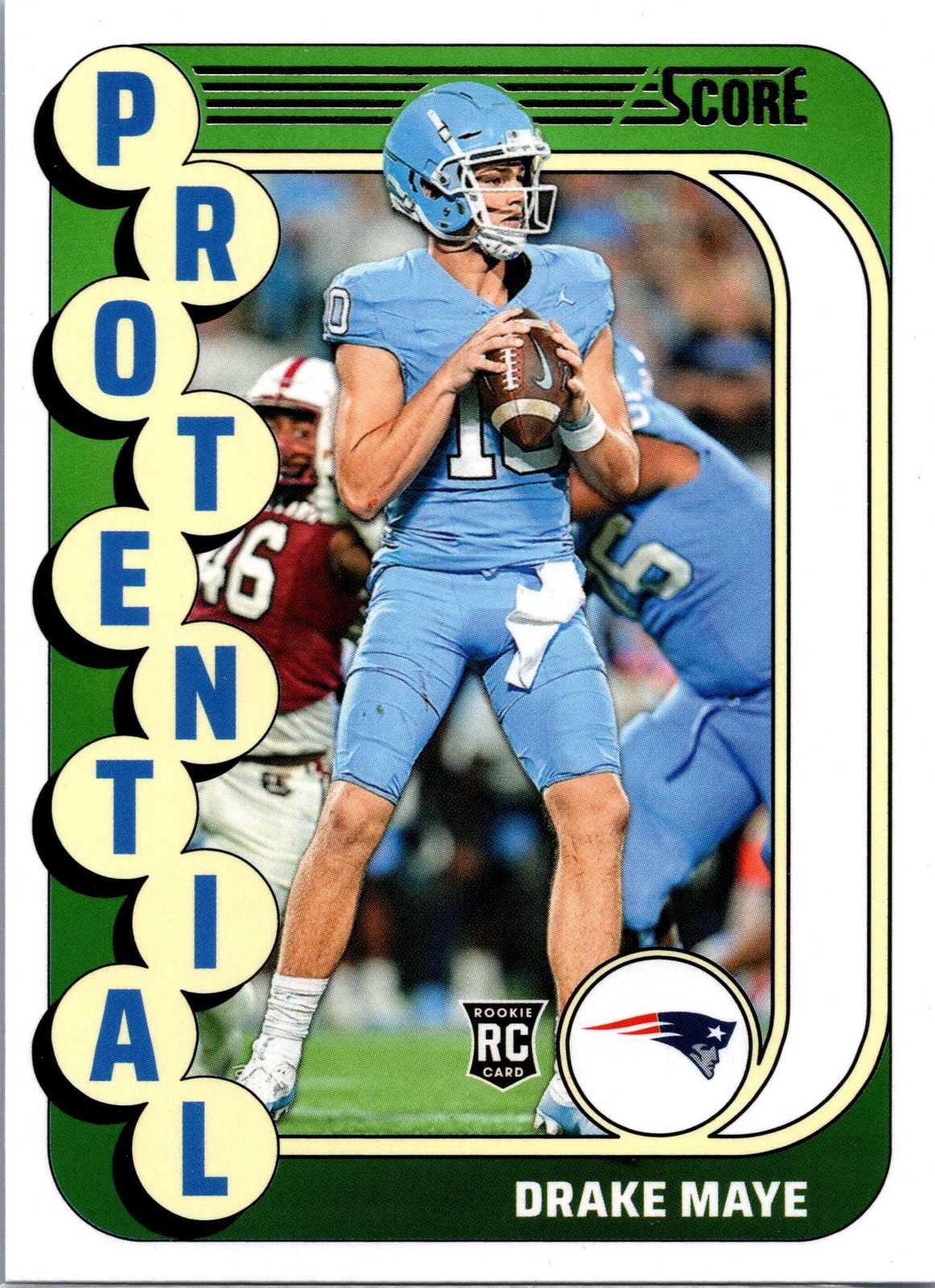 2024 Score #2 Drake Maye Protential Red