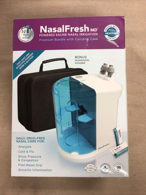 NasalFresh MD Dual Powered Nasal Irrigation System for Sinus Congestion UNUSED