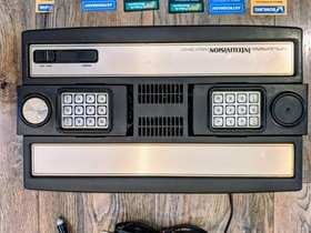  Mattel Electronics Intellivision Video Game Console 8 Game Model 2609 Untested 