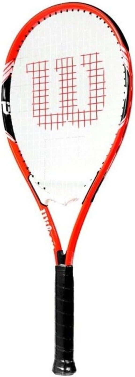 Federer Adult Tennis Racket - Grip 3 (4 3/8"), Red/White/Bla