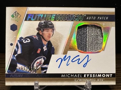 Michael Eyssimont 2022-23 SP Authentic Future Watch Auto Patch 099