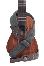 Kala Herringbone Ukulele Strap, Olive