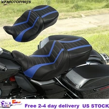 Driver Passenger Seat Smooth For Harley Touring Tri Road Glide 2009-2023 2018