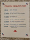 Offizielle 12 NASA Fotos + Fact Sheet Apollo 11 Crofton Lithographing Corp
