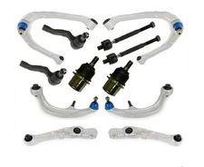 Front Upper Lower Control Arms Tie Rods & Ball Joints For Nissan 350Z 2003-2009