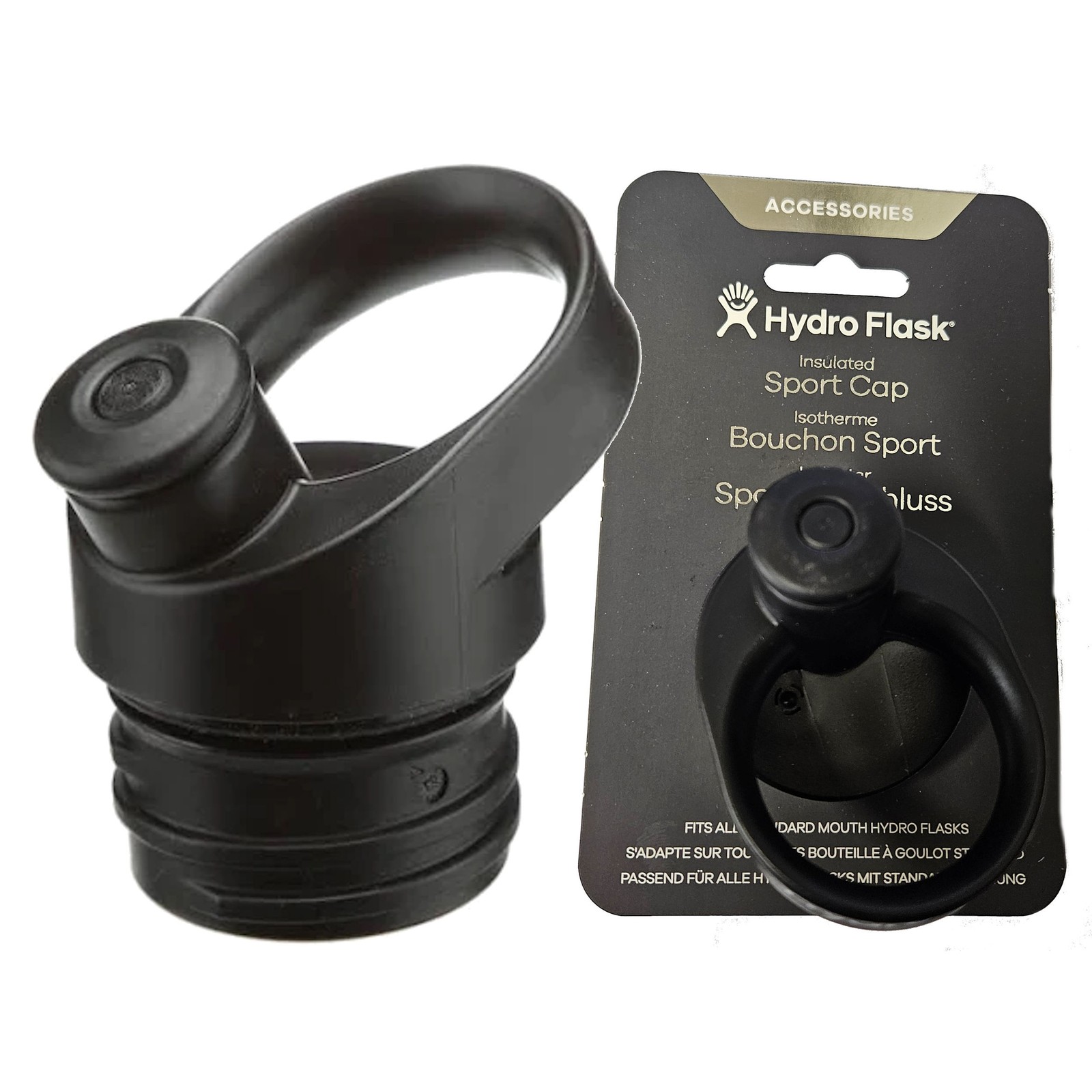 Hydra Flask Accessories Standard Mouth Sport Cap -Fits all Standard Mouth Flasks