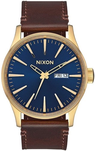 Nixon Sentry Leather A105 Men’s Watch (42mm Watch Face/ 23mm Leather Band) - Picture 5 of 24