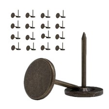 Galdexi 100pcs Upholstery Thumb Tacks for Wall, 7/16 Inch Heavy Duty Flat Hea...