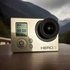 GoPro HERO3 Action Camera Silver – Tested, Works Great, No SD Card Included