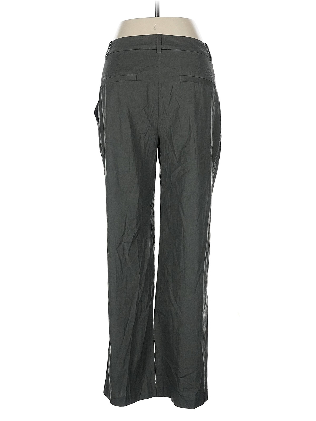 Massimo Dutti Women Gray Dress Pants 6 thumbnail 2