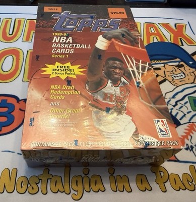 Sealed 1998-99 Topps NBA Basketball Cards Series 1 Read