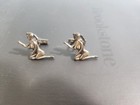 Rare Vintage Fenwick & Sailors Naked Lady Sterling  Silver Cuff Links — photo 1