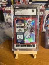 2023 Panini Contenders Optic - Rookie Ticket Josh Downs #79 Red Prizm /175 CGC 9