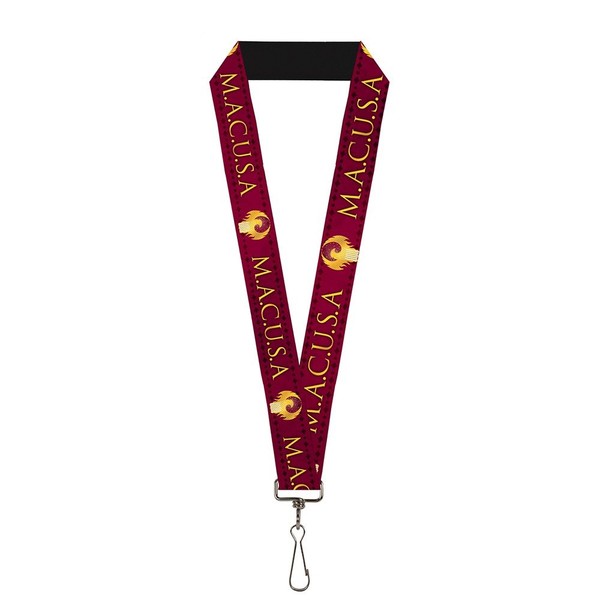 "Buckle Down Lanyard-1.0\"-Macusa/Seal Reds/Golds/White One Size Multi (Us Import)"-image