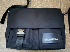 Karl Lagerfeld Umhängetasche Schwarz Nylon  
