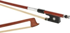 MI VI NB-510 Brazilwood Violin Bow 4/4 Full Size 4/4, brown, silver