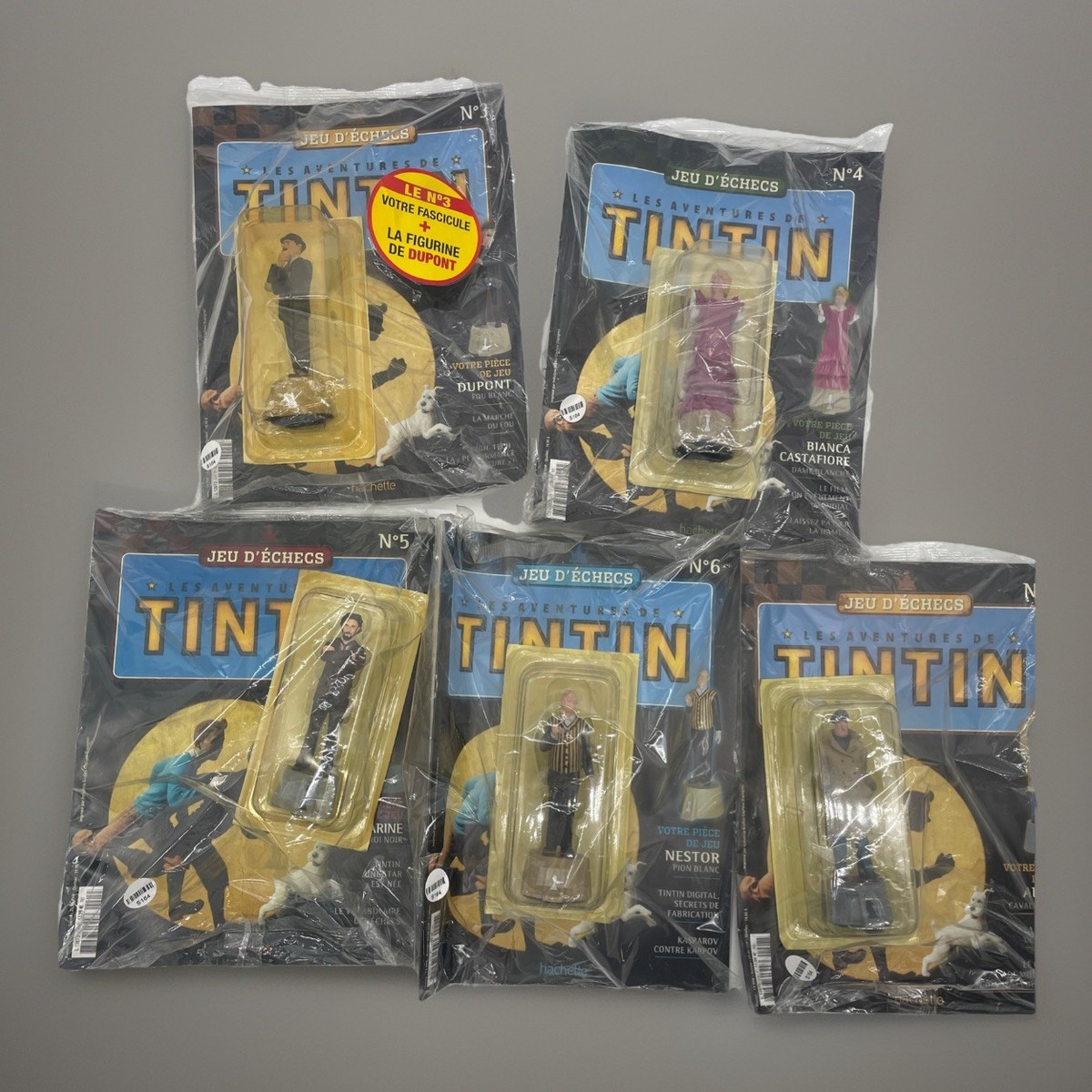 Adventures of TinTin Sakharine Chess Collection Magazine Bundle 3
