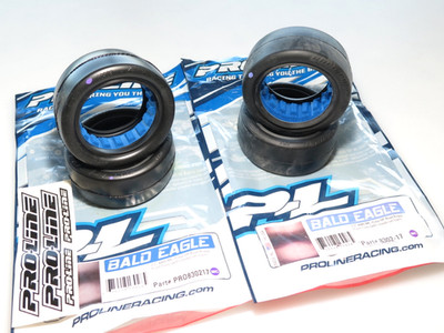 TEAM LOSI RACING 22X-4 2.0 AC BUGGY NEW PROLINE BALD EAGLE TIRES FRONT REAR