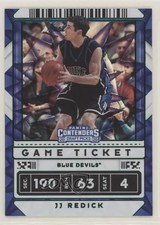 2020 Panini Contenders Draft Picks Game Ticket Green Explosion JJ Redick #50 0b3