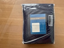 Eleganter Duschvorhang Dunkelblau 183×244 cm...