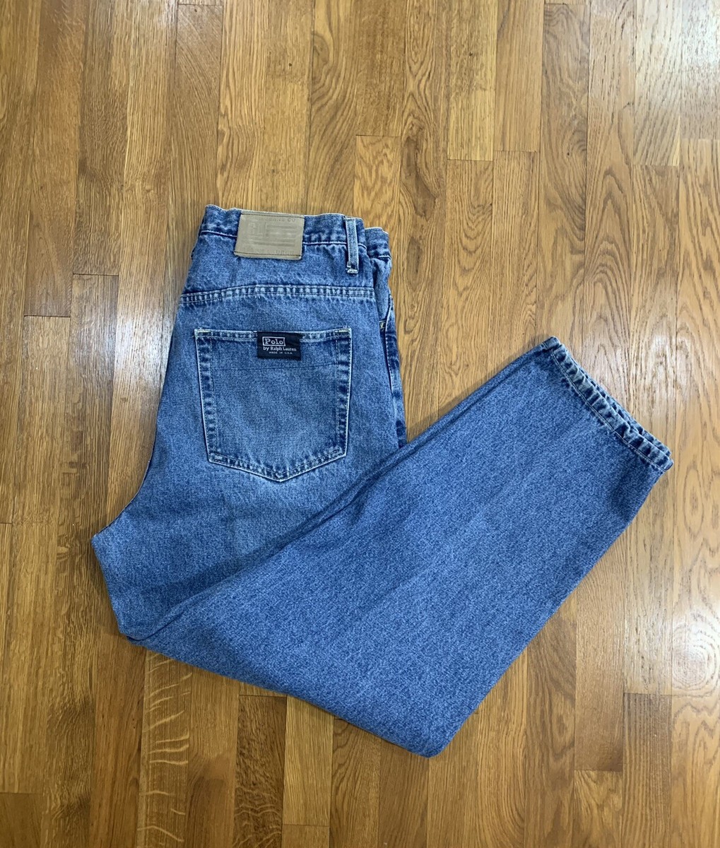 美品！90-00's POLO JEANS RALPH LAUREN 160 Polo Jeans Co Denim Jeans Size 38x31 Vintage Polo Jeans