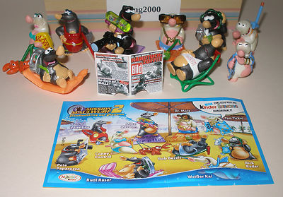 Komplett Satz ''Mission Maulwurf 2'' (Handtuch Zoff) mit Beipackzettel