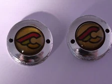 Cinelli silver crankset dust caps fit Campagnolo record shimano ofmega retro