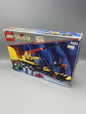 LEGO  4552 - Cargo Crane 9V Eisenbahn Kranwagen Frachtkran Train NEU NEW Waggon