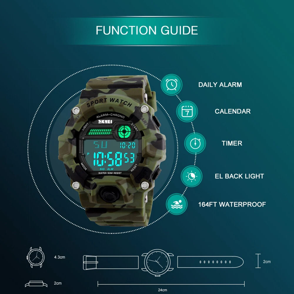 Skmei watch hotsell camouflage
