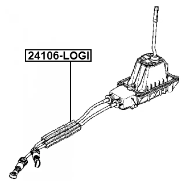Cables selectores de cambio de marcha para Renault Clio 4 Captur Dacia Duster FEBEST Foto 2 de 3