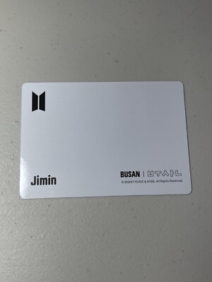 BTS Jimin YET TO COME BUSAN CONCERT MINI PHOTOCARD PC KPOP BANGTAN