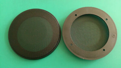 Grilles Pour Enceintes 5 Pouces - Lot De 2, En Acier, Noir, Pour DIY Audio Ou Décoration Voiture