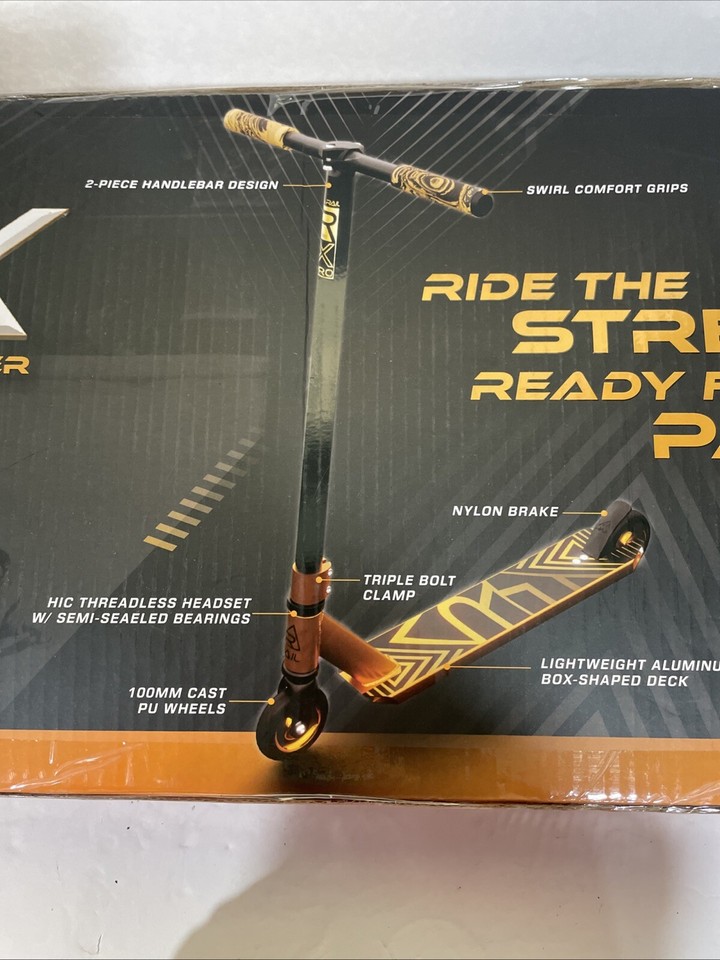 Rail RX Pro Kick Scooter - Gold | eBay