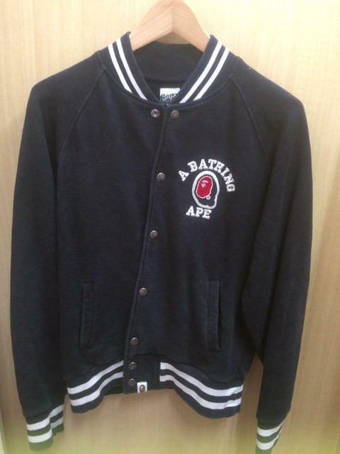 a bathing ape varsity jacket