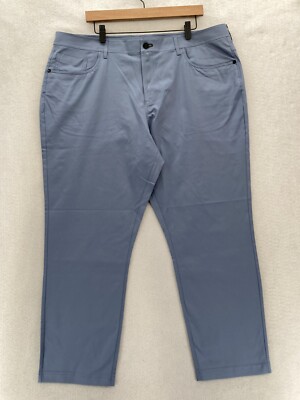 Public Rec Workday Pant 2.0 Mens 42x30 Blue Straight Leg Stretch 5-Pocket Casual